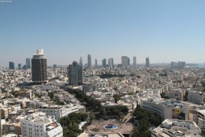 Вид на Тель-Авив с 18 этажа